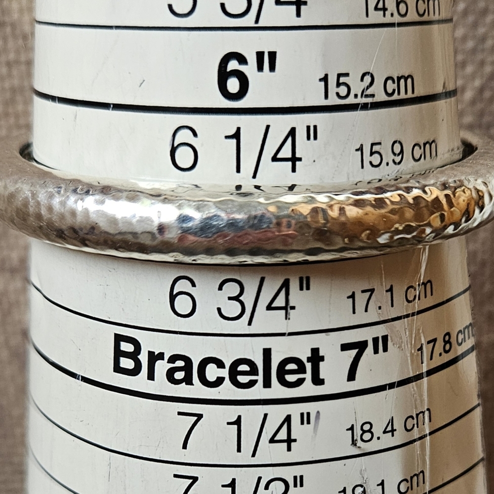 John Hardy JAI hammered sterling silver cuff bracelet - Picture 8 of 9